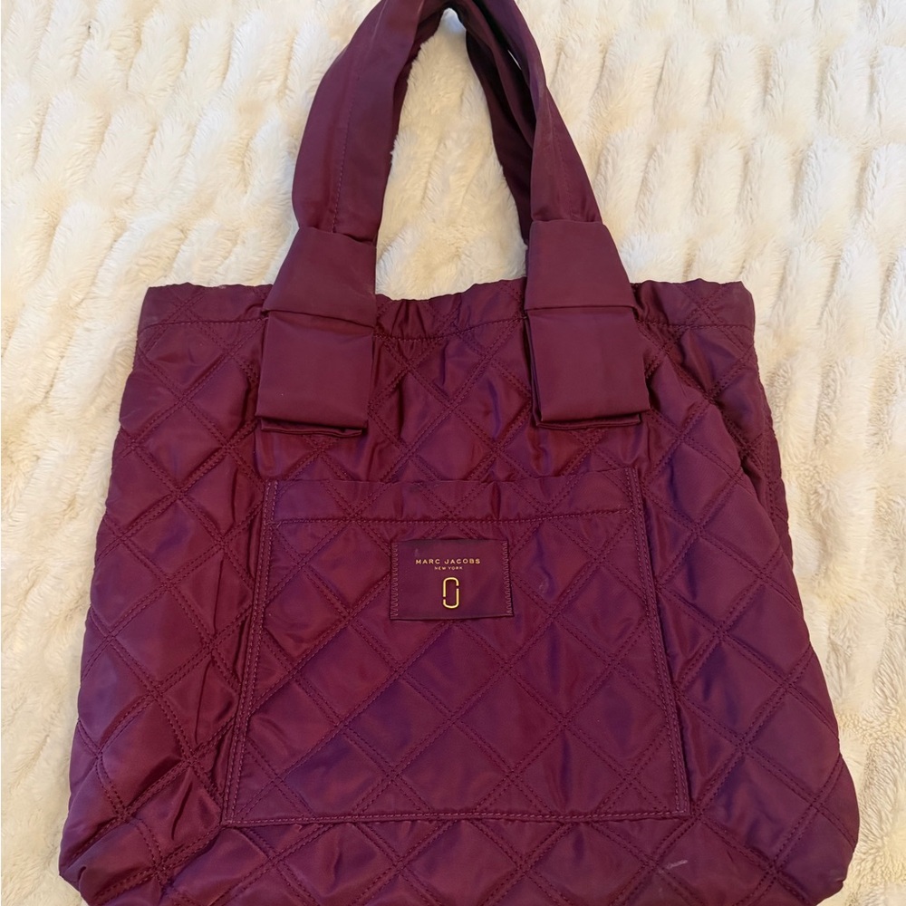 Marc Jacobs Quilted Nylon Knot Large Tote Bag